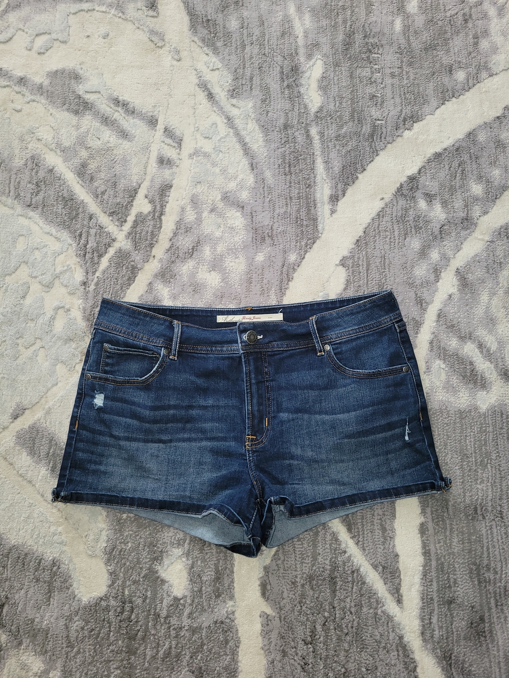 Brody Jeans Dark Blue Mid-Rise Denim Women Shorts Size 14